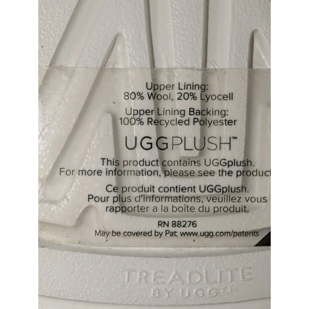 UGG Fluffita Slippers - Women's -White- Size 10 - Picture 3 of 13